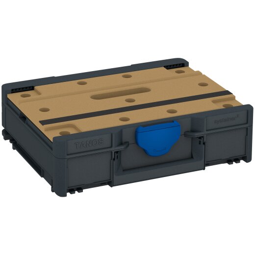 Tanos Systainer³ MFT M 112 anthrazit (RAL 7016), Verschluss signalblau (HKS 43 K)