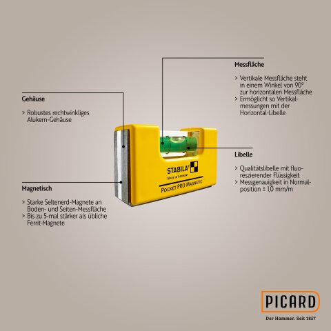 Picard Latthämmer | Länge=320 mm | 0070080-001