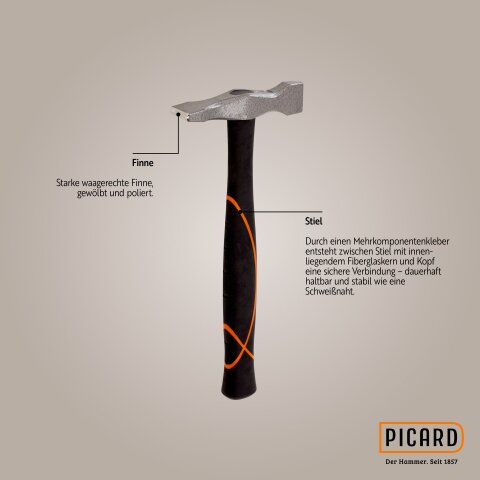 Picard Kreuzschweifhammer BlackTec® | Länge=305 mm | 0017570-0375