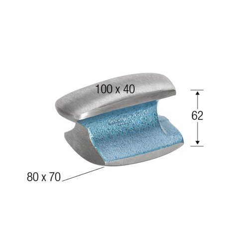 Picard General-Handamboss | Länge=62 mm | 2521100