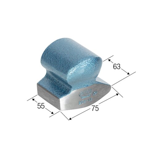 Picard Handamboss | Länge=75 mm | 2521300