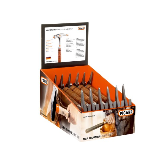 Picard Display: Meisterlinie mit Ledergriff/12 Stück im Display, 791, 16 oz. | 1079100-16