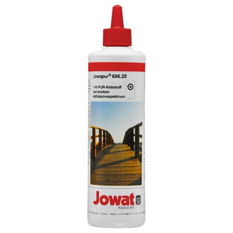 Jowapur&reg; 686.20 1K PUR Holzleim beige 0,5kg Flasche -...