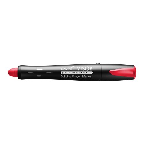 Pica Visor Permanent Building Crayon Marker red | 990/40