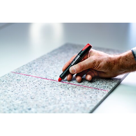 Pica Visor Permanent Building Crayon Marker red | 990/40
