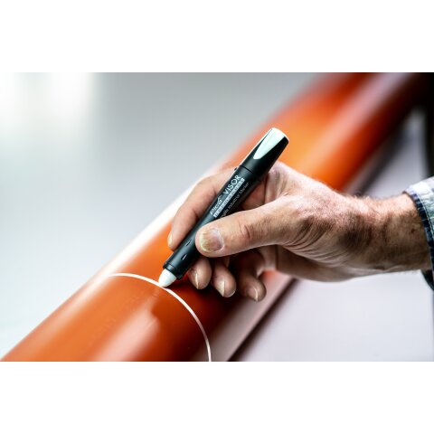 Pica Visor Permanent Building Crayon Marker red | 990/40