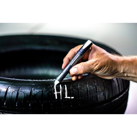 Pica Visor Permanent Building Crayon Marker white | 990/52