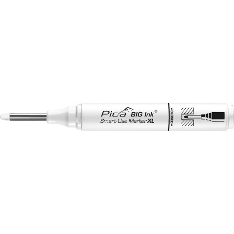 Pica BIG Ink Tieflochmarker weiß | 170/52