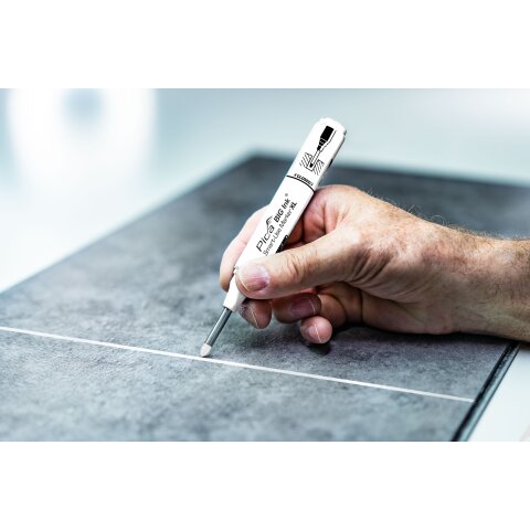 Pica BIG Ink Tieflochmarker weiß | 170/52