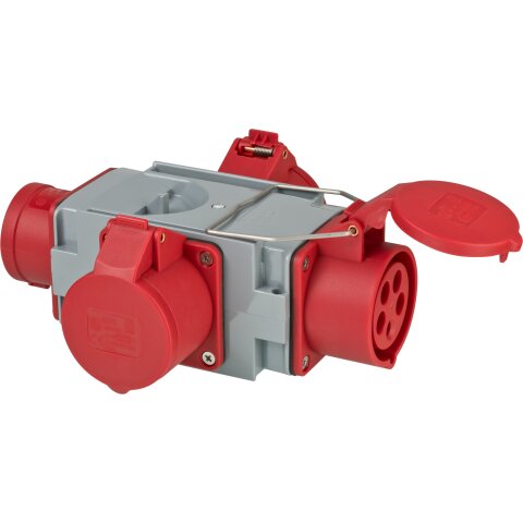 Brennenstuhl Kreuzverteiler CEE400V/16A 3fach Stecker CEE...
