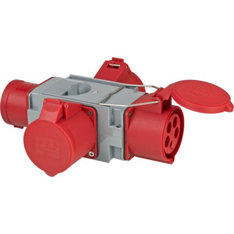Brennenstuhl Kreuzverteiler CEE400V/32A 3fach Stecker CEE...