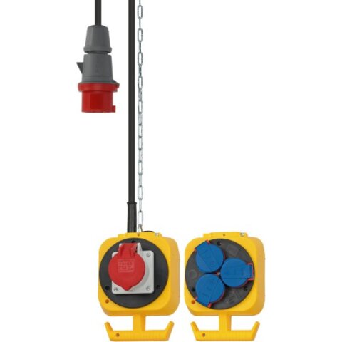 Pendelstromverteiler CEE400V/16A 3-Phasen Stedo, 5m...