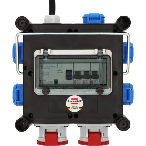 Brennenstuhl kompakter Stromverteiler BSV 3-FI / TPE 2m...