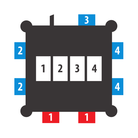 Komp. Stromverteiler BSV 3-FI / TPE 2m H07RN-F5G2.5 - 2xCEE16A, 5x230V