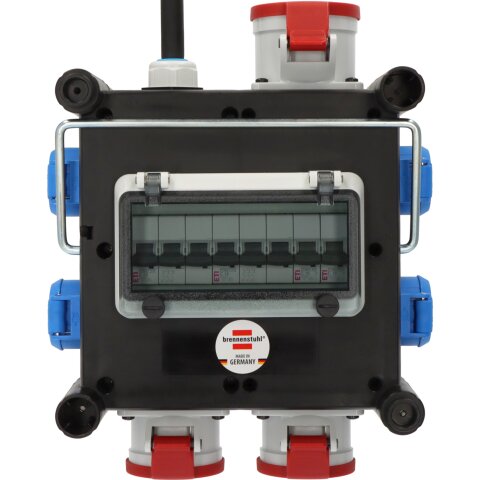 Komp. Stromverteiler BSV 3-32A / TPE 2m H07RN-F5G4.0 CEE32A+2x16A, 4x230V