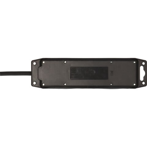 Std-Verteiler 3fach 2m H07RN-F3G1.5 schwarz, mit Schalter, BeSchu <IP44>