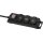 Brennenstuhl Mehrfachsteckdose 3fach 2m H07RN-F3G1.5 schwarz, mit Schalter, BeSchu <IP44> - 1159950013