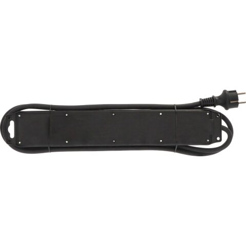 Brennenstuhl Mehrfachsteckdose 6fach 2m H07RN-F3G1.5 schwarz, ohne Schalter   <IP44> - 1159970