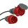Verl.-Kabel 10m H07RN-F5G1.5 <IP44> CEE400V/16A Stecker und Kupplung