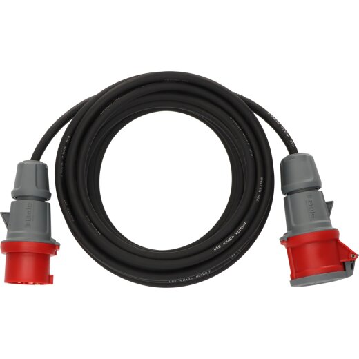 Brennenstuhl Verlängerungskabel 10m H07RN-F5G2.5 <IP44> CEE400V/16A Stecker und Kupplung - 1167740