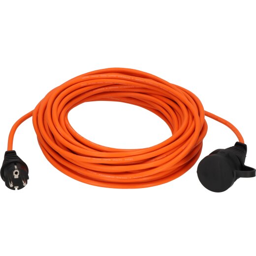 Verl.-Kabel BREMAXX 20m orange N05V3V3-F3G1,5 - Steck./Kuppl.<IP44>