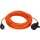 Verl.-Kabel BREMAXX 25m orange N05V3V3-F3G1,5 - Steck./Kuppl.<IP44>