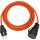 Verl.-Kabel BREMAXX 5m orange N05V3V3-F3G1,5 - Steck./Kuppl.<IP44>