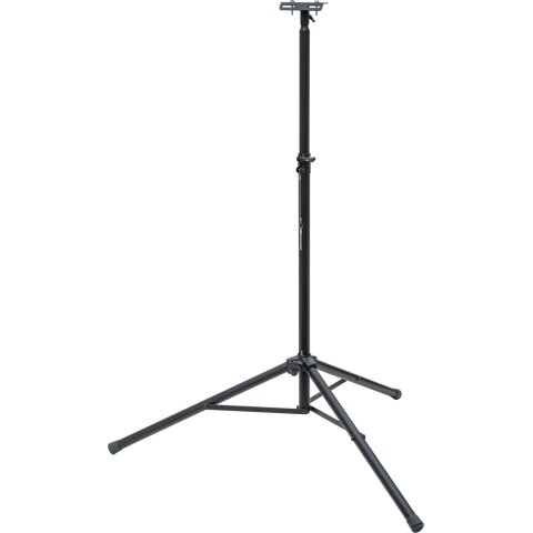 Bau Teleskopstativ ST 200 max. 200cm, schwarz, mit Crossbar