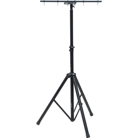 Bau Teleskopstativ ST 200 max. 200cm, schwarz, mit Crossbar