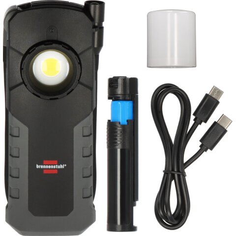 Brennenstuhl Akku LED Handleuchte HL 1000 ACW 1000lm, 60 cm USB C/C Kabel - 1173730001