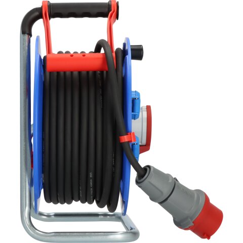 Brennenstuhl Kabeltrommel CEE 300 30m H07RN-F5G1.5 CEE400V/16A, 2xSchuko, Thermo <IP44> - 1182720010