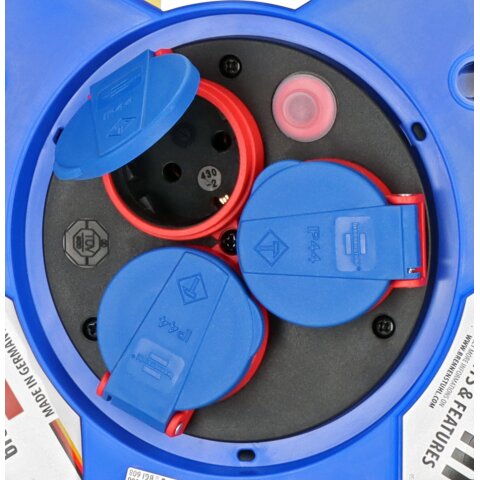 Brennenstuhl Kabeltrommel Garant 240 25m H07RN-F3G1.5 3fach Stedo/Klappd./Thermo <IP44> - 1218350