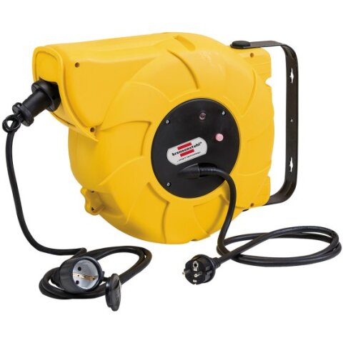 Brennenstuhl Kabeltrommel Automatik, Gelb, <IP44>...