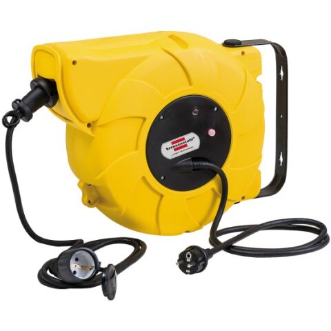 Brennenstuhl Kabeltrommel Automatik, Gelb, <IP44>...