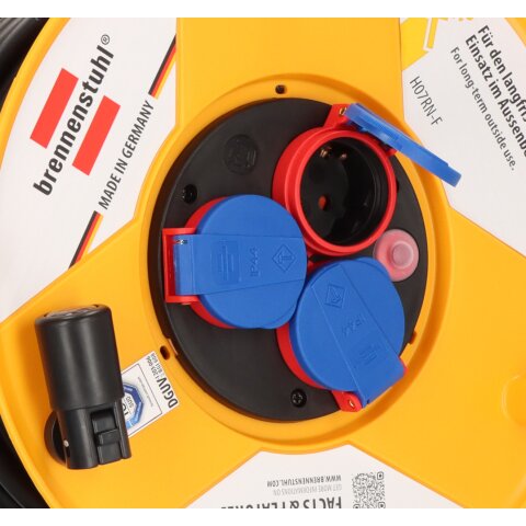 Brennenstuhl Kabeltrommel Brobusta 320 40m H07RN-F3G2.5 3fach Stedo/Klappd./Thermo <IP44> - 1318940