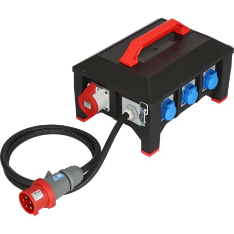 Brennenstuhl Profi Stromverteiler BSV 5-32A FI 2m...