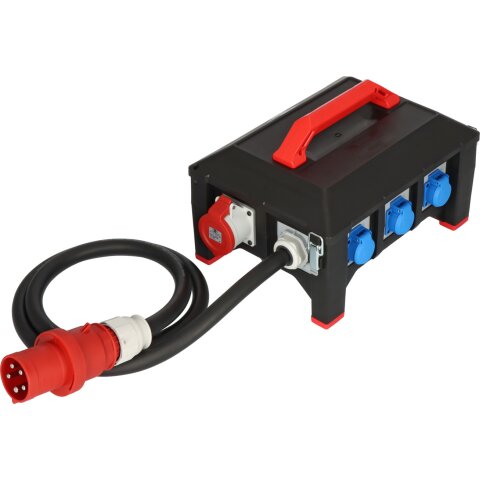 Brennenstuhl Profi Stromverteiler BSV 5-63A FI 2m...