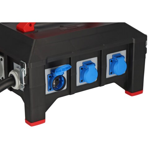 Brennenstuhl Profi Stromverteiler BSV 5-63A FI 2m H07RN-F5G16.0 CEE32A+2x16A,6x230V - 9150630161