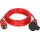 Brennenstuhl Profi Verlängerungskabel VQ 1110 *DE* IP44 5m H07BQ-F3G1,5 rot - 9161050210
