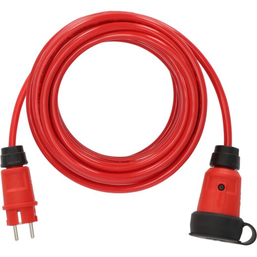 Brennenstuhl Profi Verlängerungskabel VQ 1100 *DE* IP44 10m H07BQ-F3G1,5 rot - 9161100210