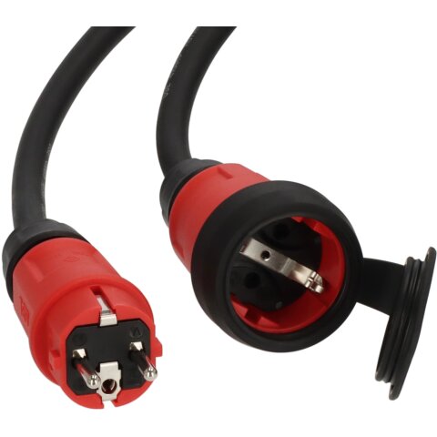 Brennenstuhl Profi Verlängerungskabel VN 2100 *DE* IP44 25m H07RN-F3G1,5 schwarz - 9161250110