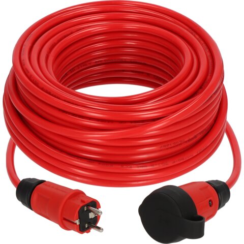 Profi Verl.-Kabel VQ 2100 *DE* IP44 25m H07BQ-F3G1,5 rot