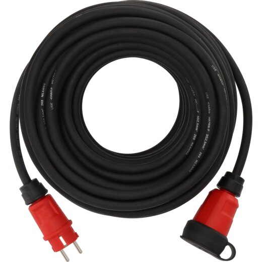 Profi Verl.-Kabel VN 2200 *DE* IP44 25m H07RN-F3G2,5 schwarz