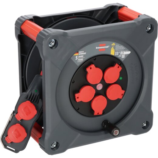 Brennenstuhl ProfessionalKabeltrommel KC 3200 5 *DE* 33+5m H07RN-F3G2,5 Powerblock/Haspel - 9212380110