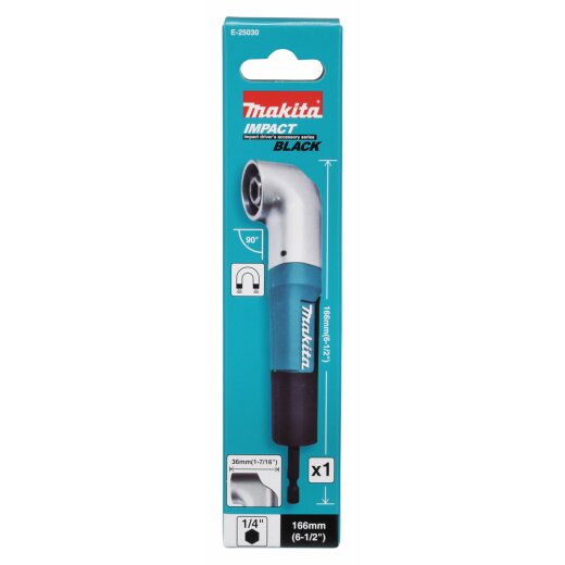 NEUHEIT Makita Winkelschraubvorsatz 1/4“ Impact Black