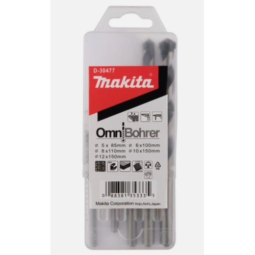 Restposten Makita D-30477 – 5tlg. OmniBohrer Multimaterial Set