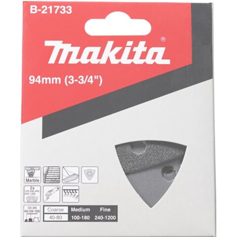 Restposten Makita B‑21733 Delta‑Schleifpapier Set 10...