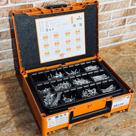 Aktion HT-plus Sortiment 1760, HECO-Systainer3 M137, 1.760 Schrauben