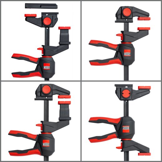 Bessey Einhand-Tischzwinge EZR360 für Führungsschienen | 360° drehbar