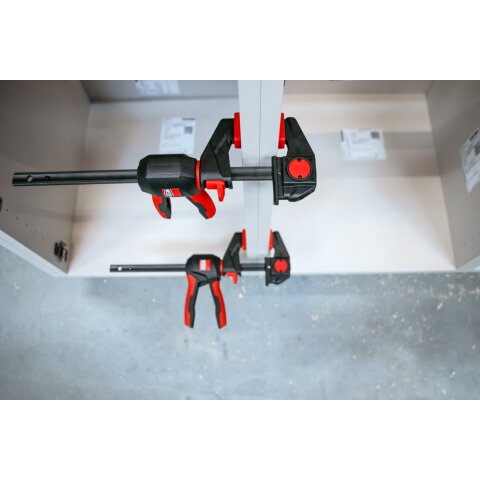 Bessey Einhand-Tischzwinge EZR360 für Führungsschienen | 360° drehbar (2 Stück im Set) - EZR360-15SET